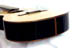 Grand Recitalist in optional dark, curly Koa bindings and mitered purflings.