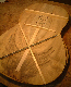 Ok, We're not completely traditional!  Here is a look at the "X" bracing I use on all my guitars.  I believe that it returns a bit more power and seems to project the treble quality.